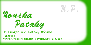 monika pataky business card